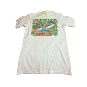 Vintage 90s Panama Canal Souvenir Single Stitch Graphic T-Shirt